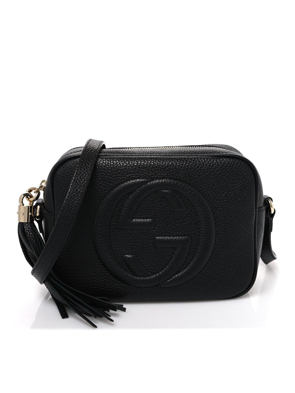 Gucci Pebbled Calfskin Small Soho Disco #375268G11B